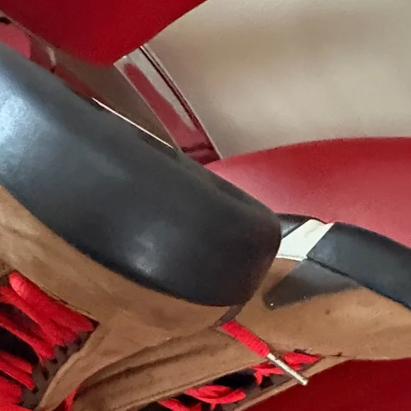 Jordan  14 Men's Brown and Red Sneakers size 8 - Picture 13 of 15